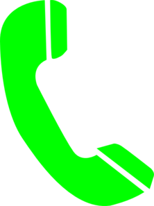 telephone clipart green