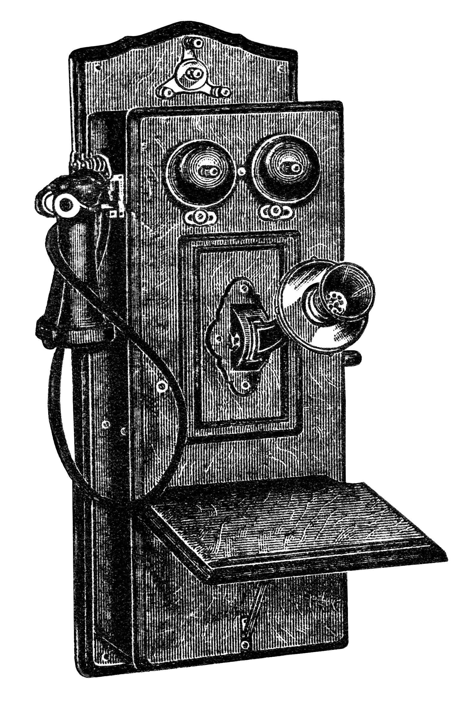 Antique Telephone Clip Art