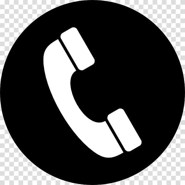 White telephone illustration, Phone Icon In A Circle
