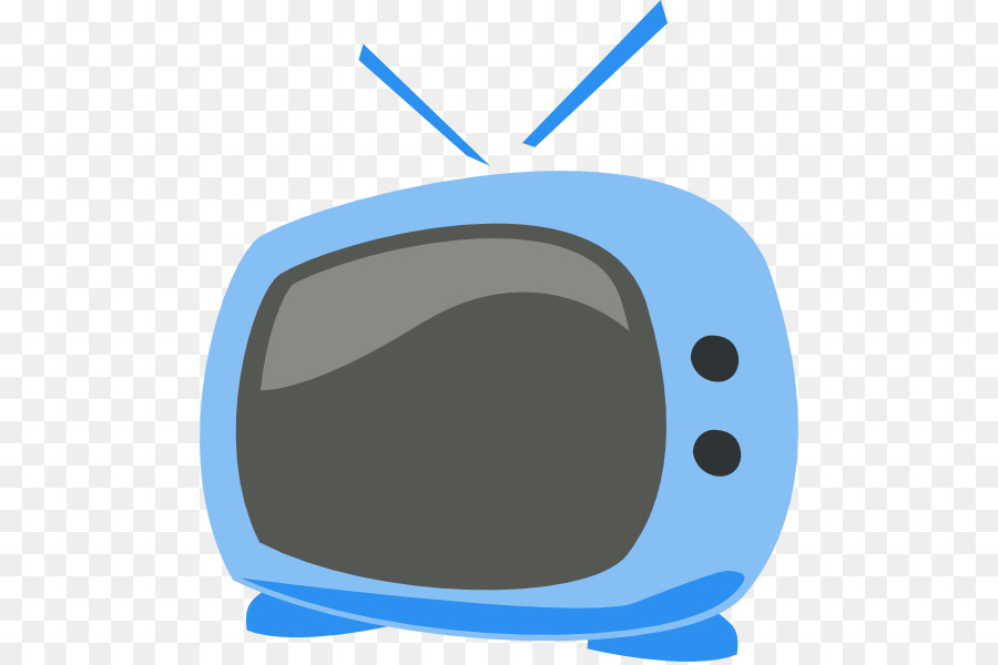 television clipart blue
