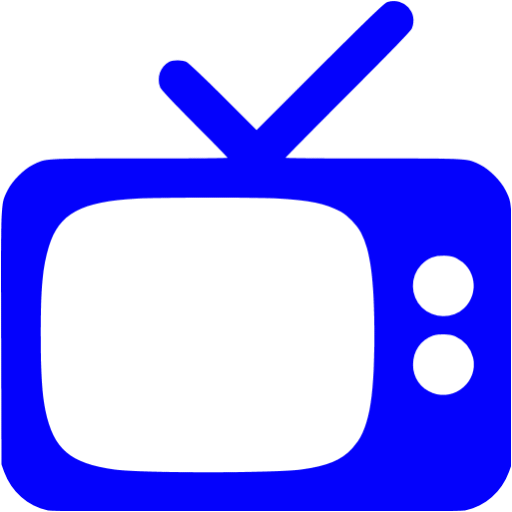 Blue tv icon