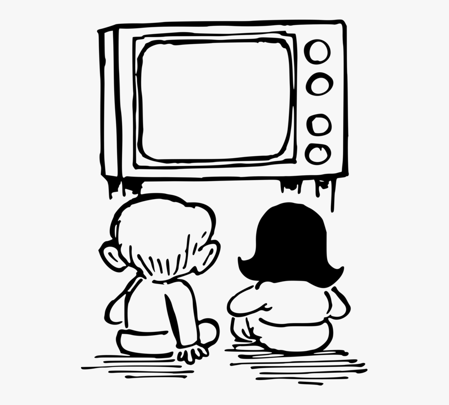 Television drawing cartoon.