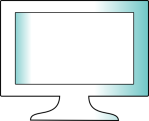 television clipart rectangle