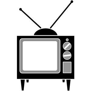 Simple television clipart, cliparts of simple television