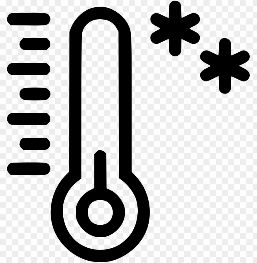 Temperature thermometer reading snow cold weather