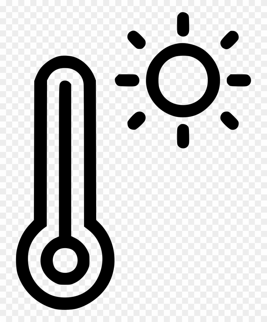 Temperature Reading Daytime Weather Thermometer Sun