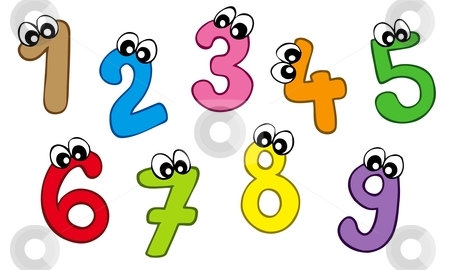 Numbers clipart free.
