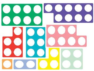 Numicon pictures for parents to cut out to get children used