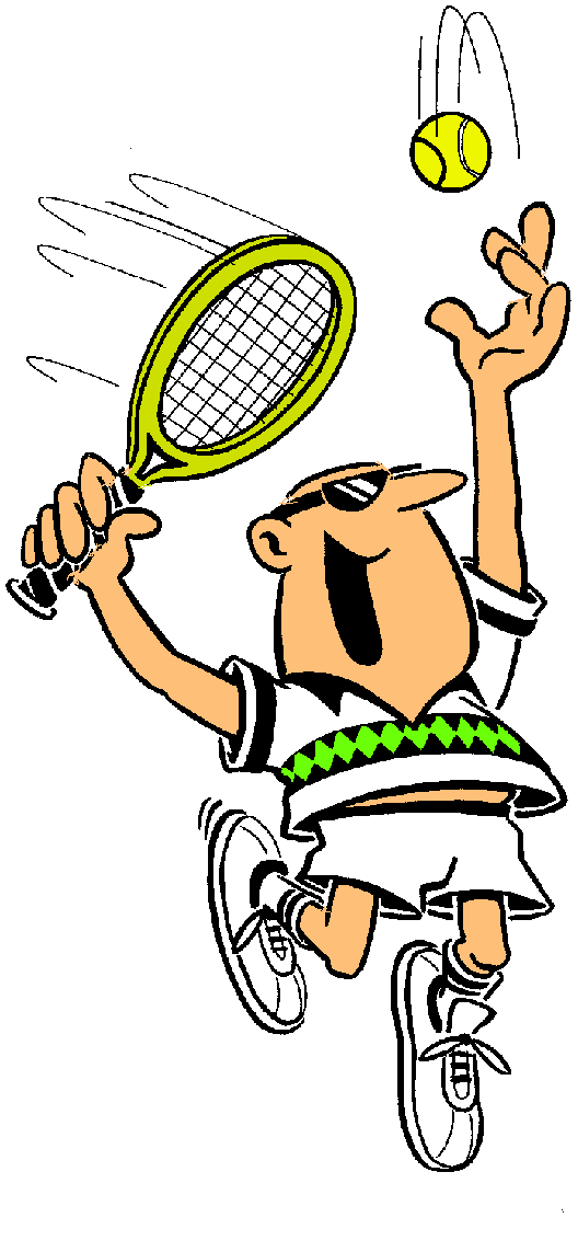 Free tennis cartoon.