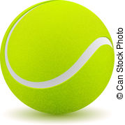 Tennis ball illustrations.