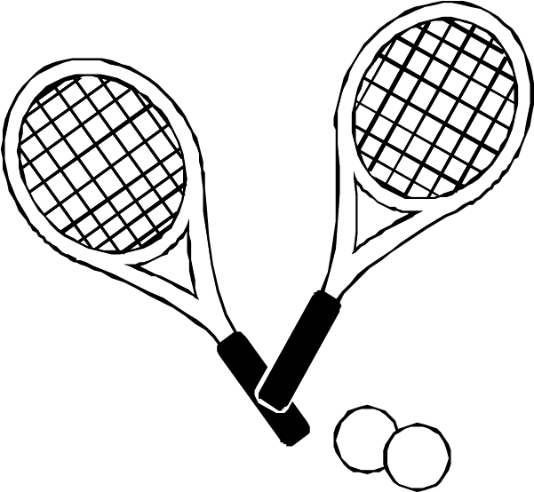 Tennis drawing images.
