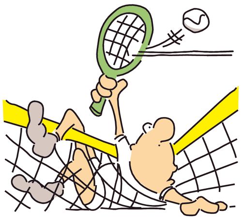 tennis clipart cartoon