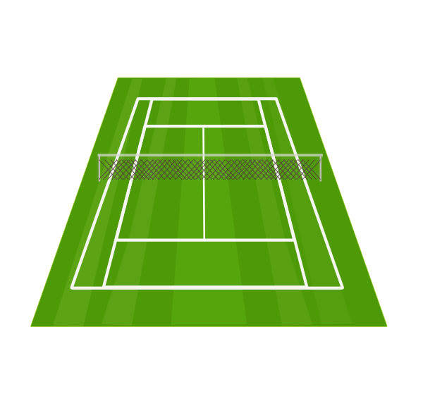 Tennis Court Clipart