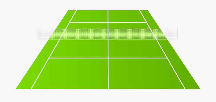 Tennis Court Clip Art Image