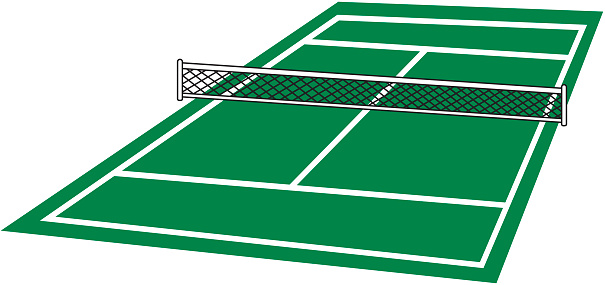 Free tennis court.