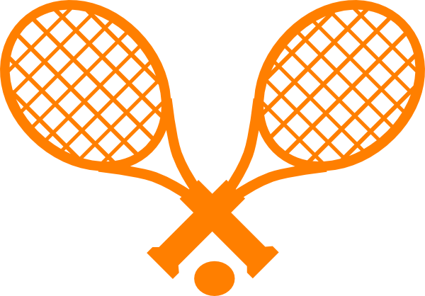 Playing tennis clipart.
