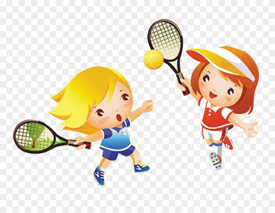 Tennis girl play.
