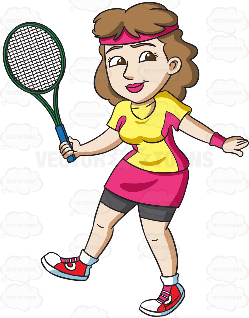 Tennis cartoons clipart.