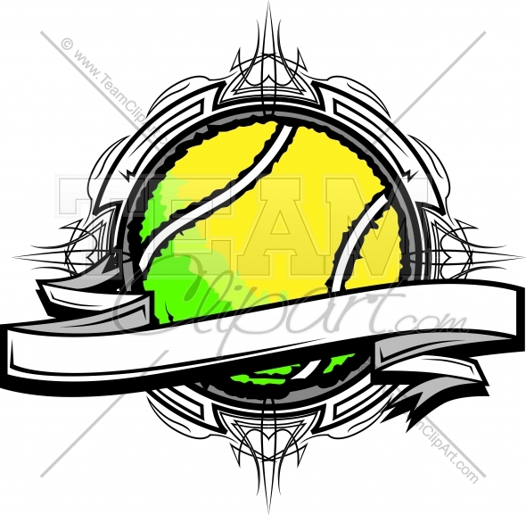 Tennis clipart logo.