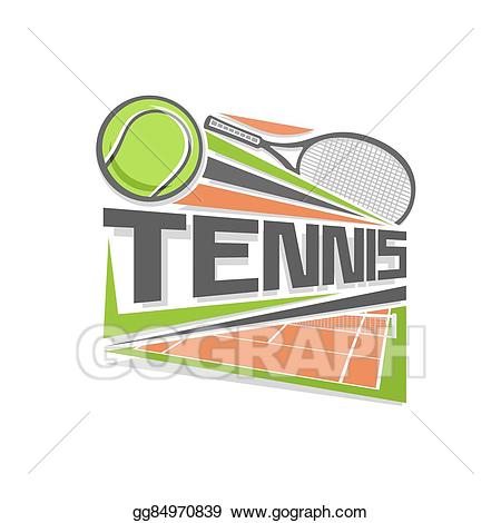 Vector art tennis.