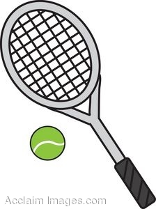 Tennis racket clipart.