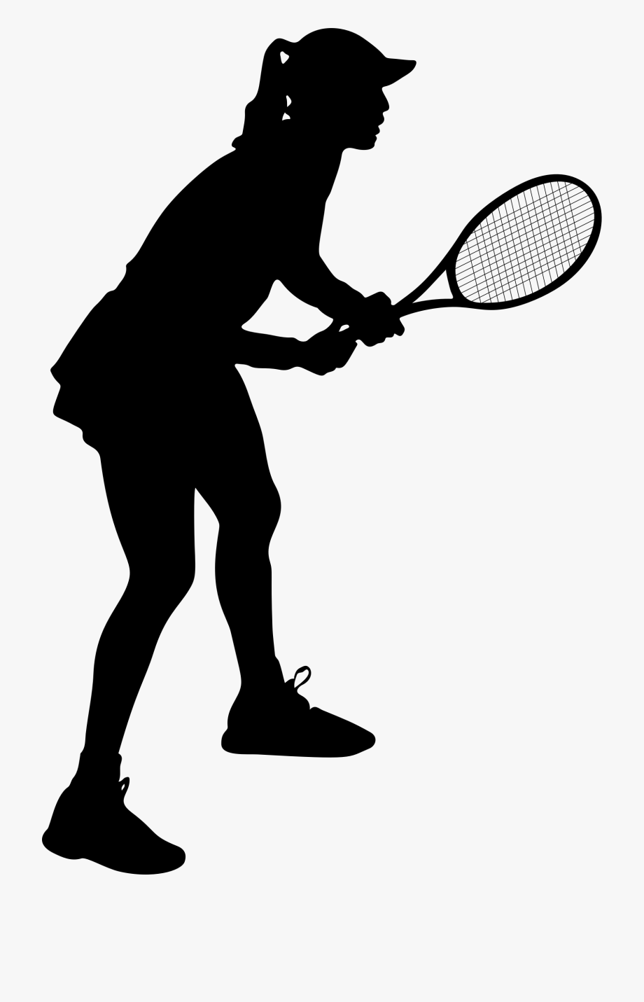 tennis clipart serving