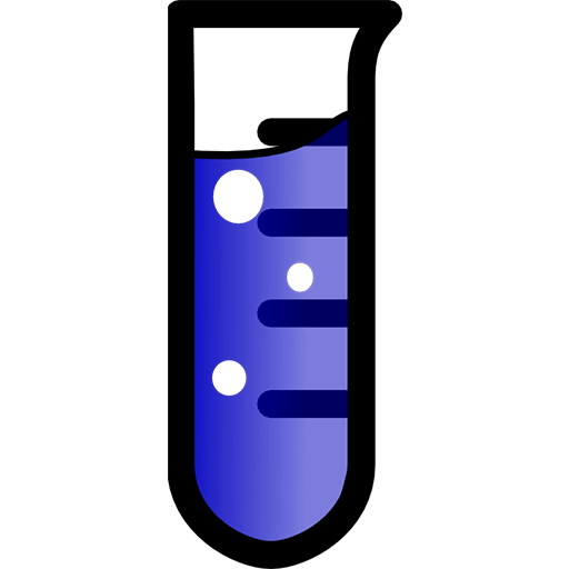 Laboratory test tube.