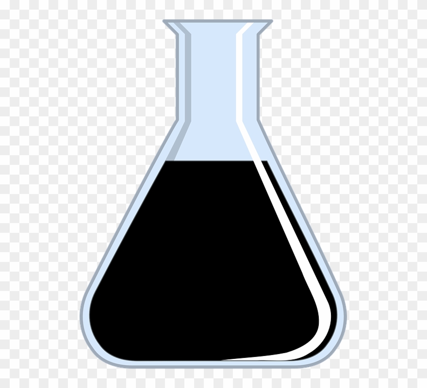 Flask science clipart.