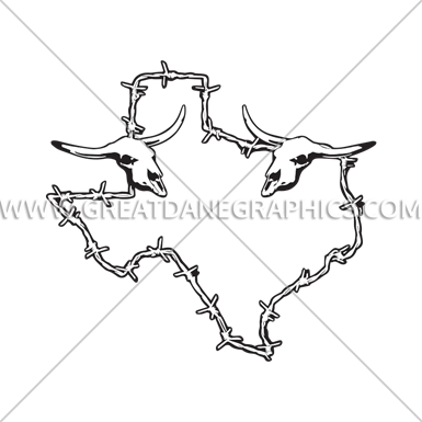 Texas Barbed Wire Background