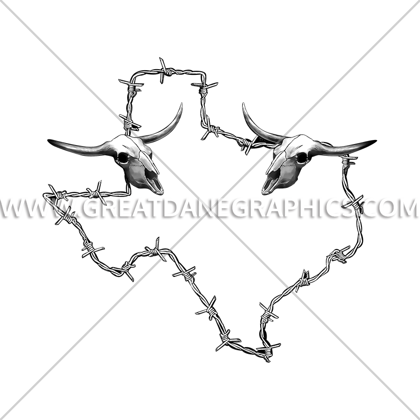 Texas Barbed Wire Background
