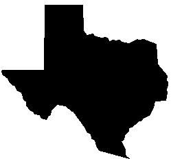 Texas silhouette silhouette.