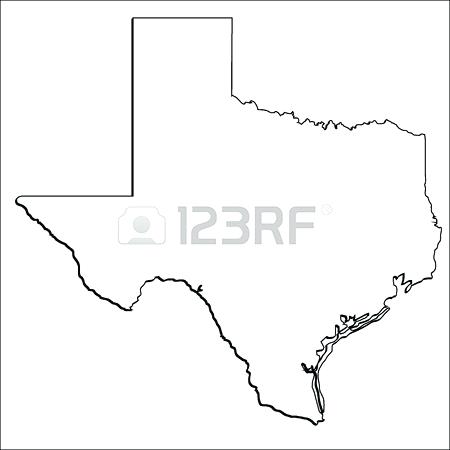 State Of Texas Outline Drawing at PaintingValley