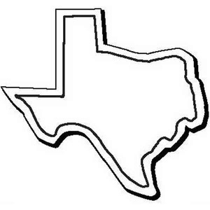 Texas state drawing.