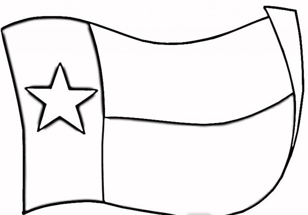Flag Black And White Texas Clipart