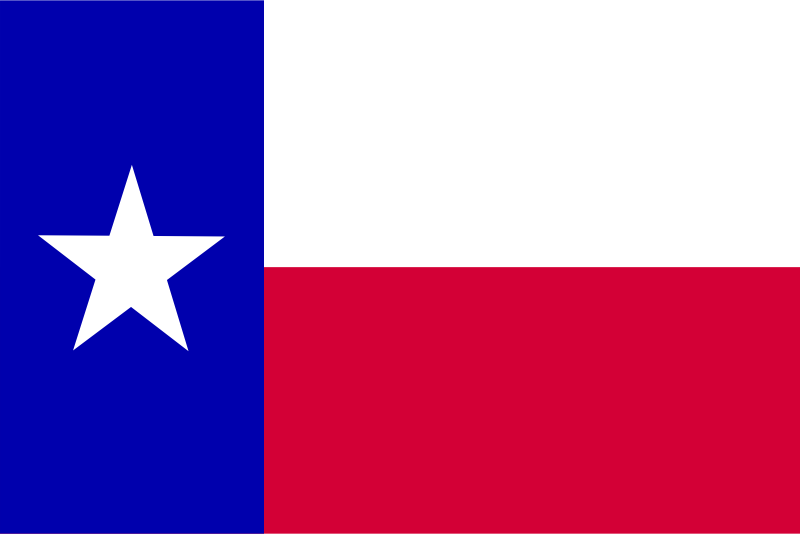 Texas flag clip.