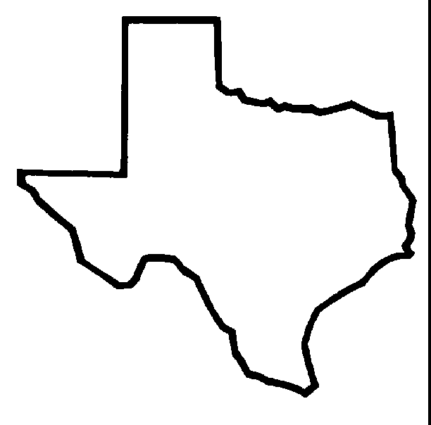 Texas Outline Clipart