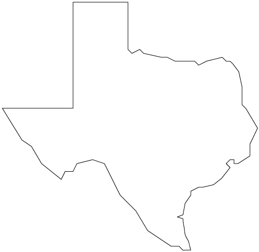 Free texas outline.