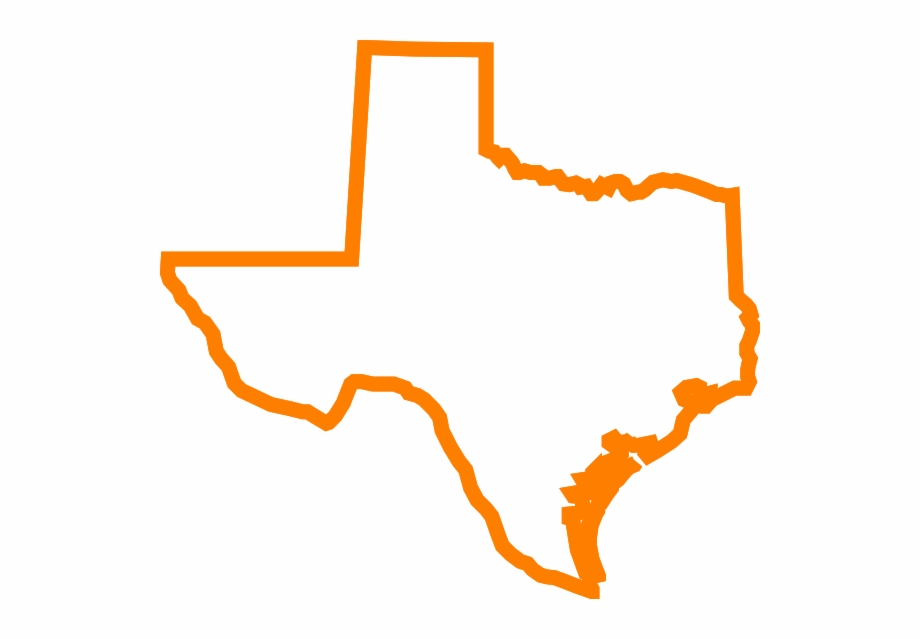 Texas state outline.