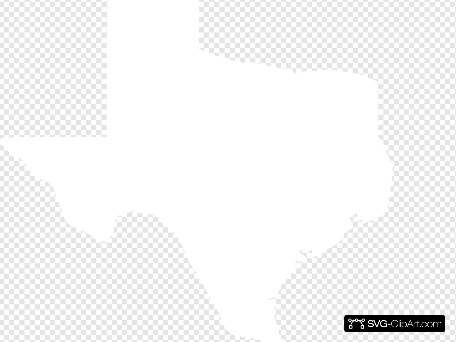 White Texas Clip art, Icon and SVG