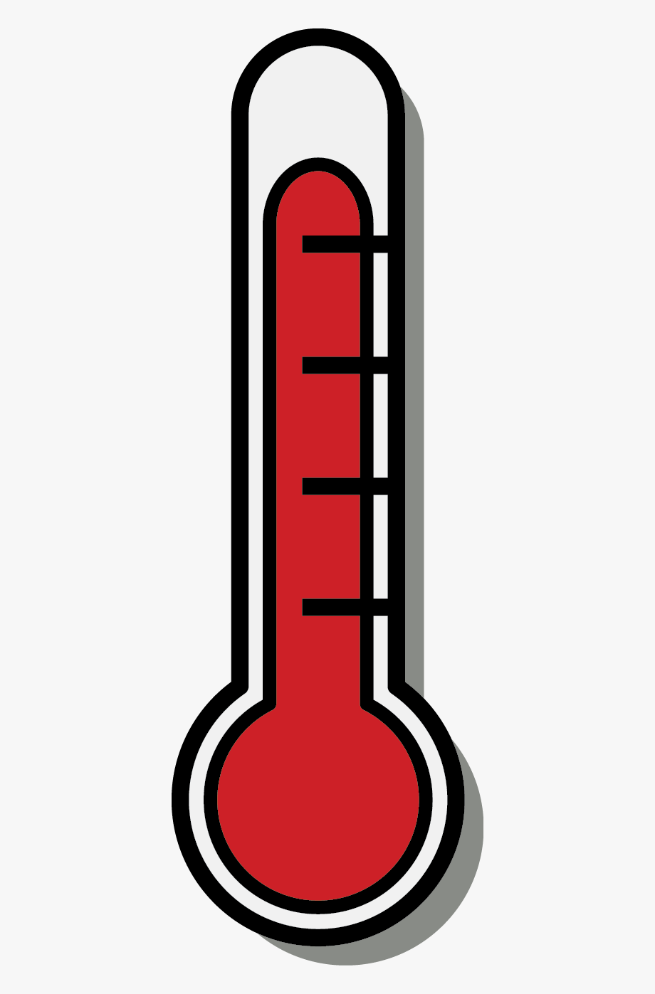 Thermometer hot clipart.
