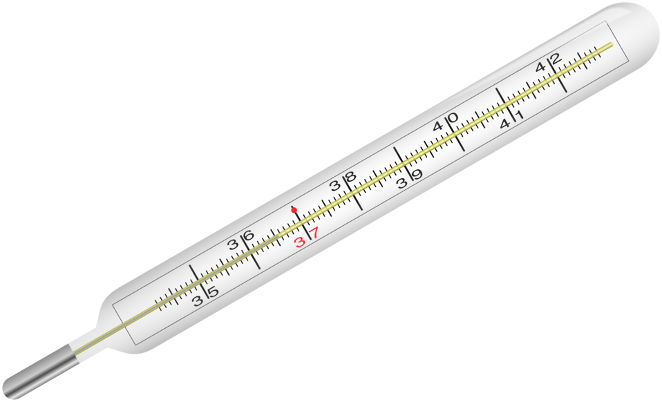 Medical clipart thermometer.