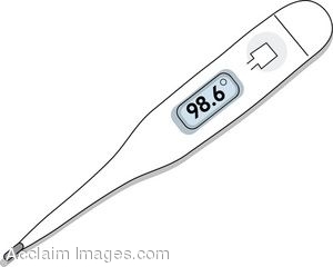 Doctor thermometer clipart