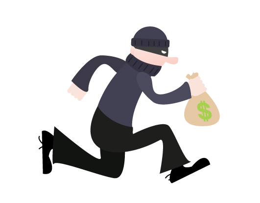 Robber clipart kid