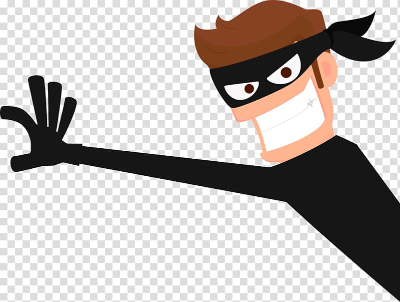 Identity theft Internet, thief transparent background PNG