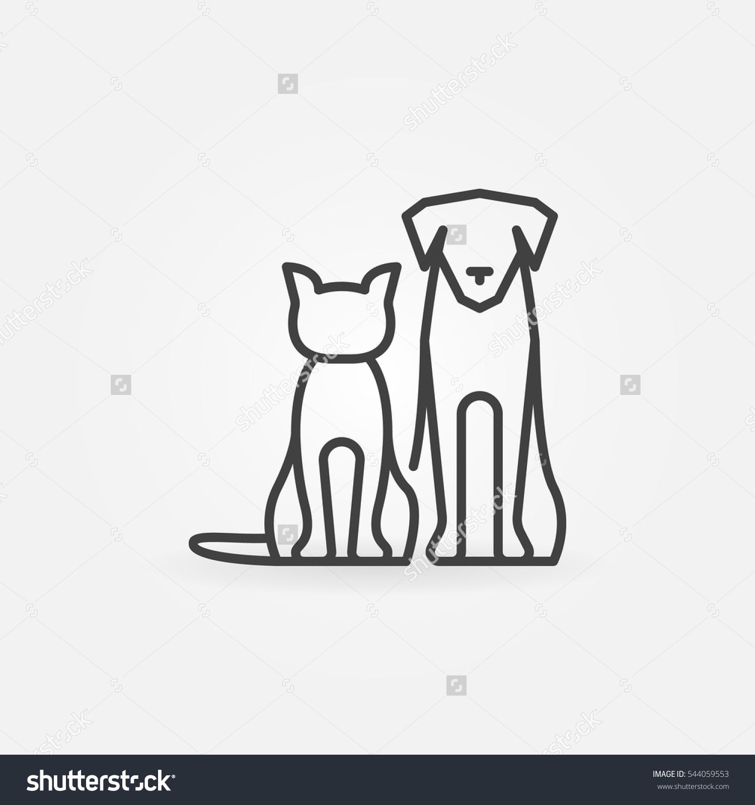 Cat with dog.