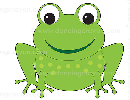 Toad clipart green.
