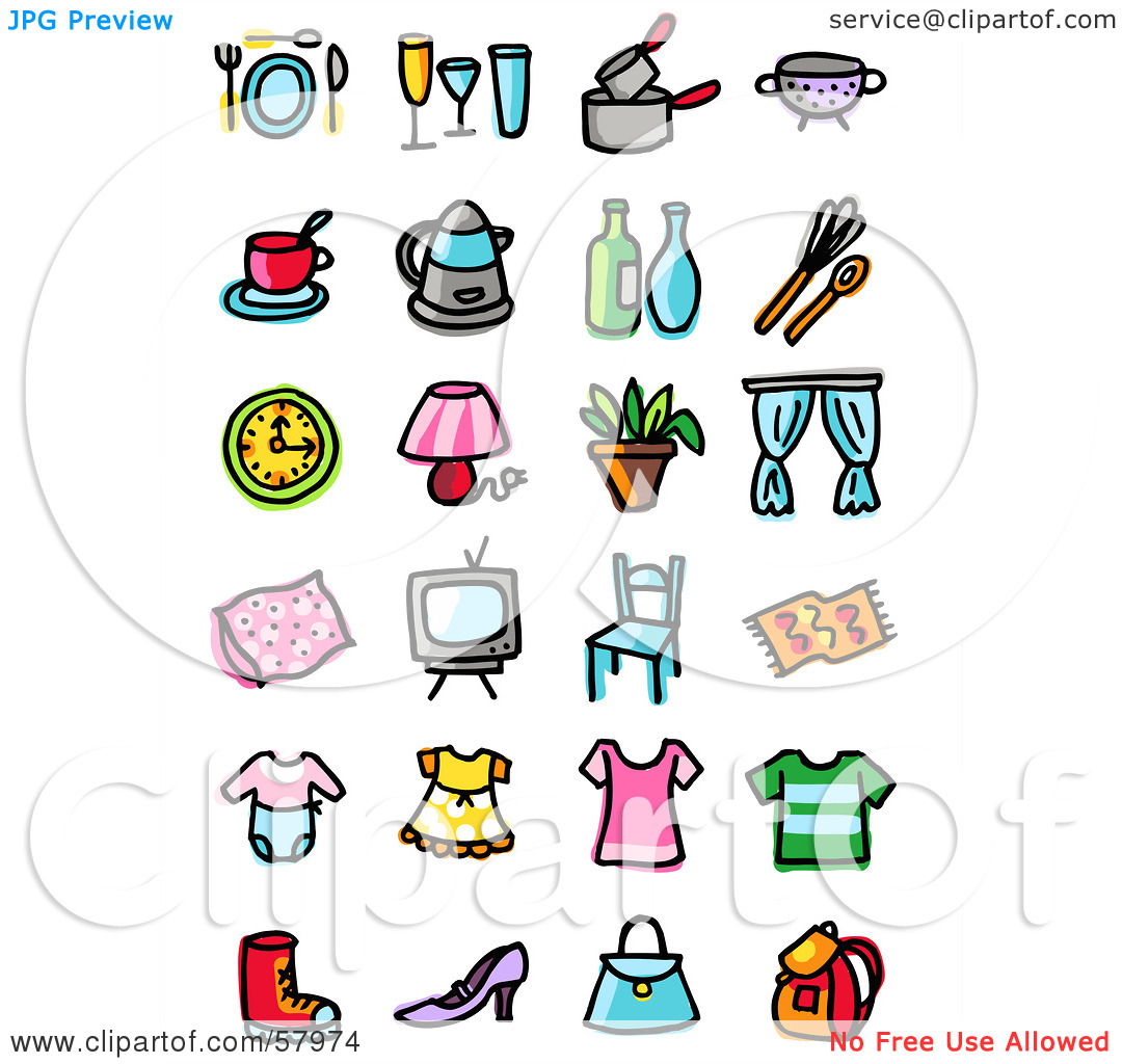 House things clipart