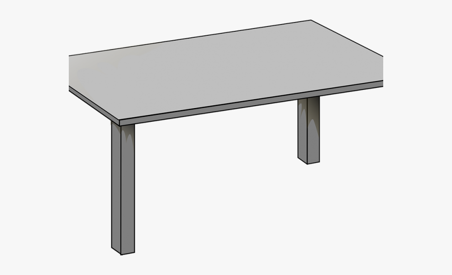 Table clipart grey.
