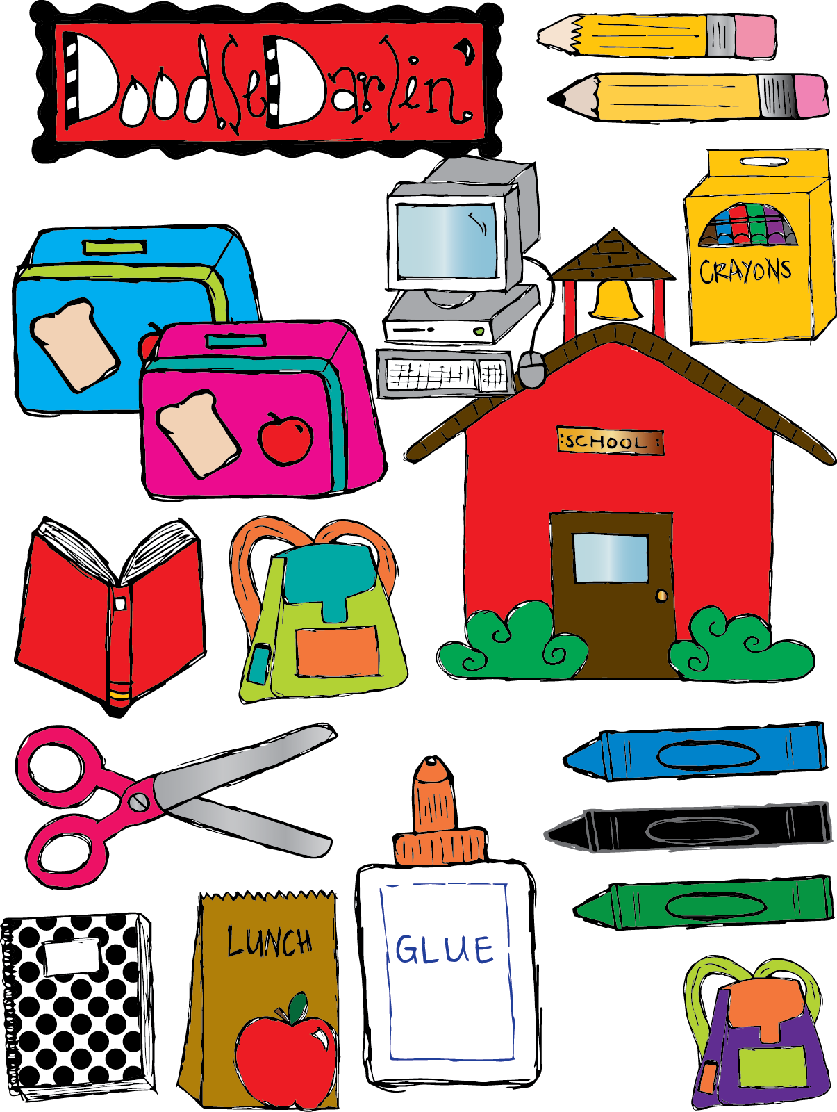 Free School Things Clipart, Download Free Clip Art, Free