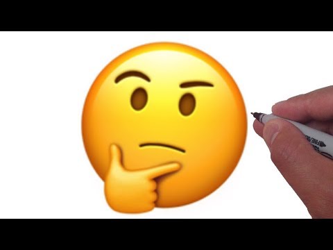 How to Draw the Thinking Face Emoji